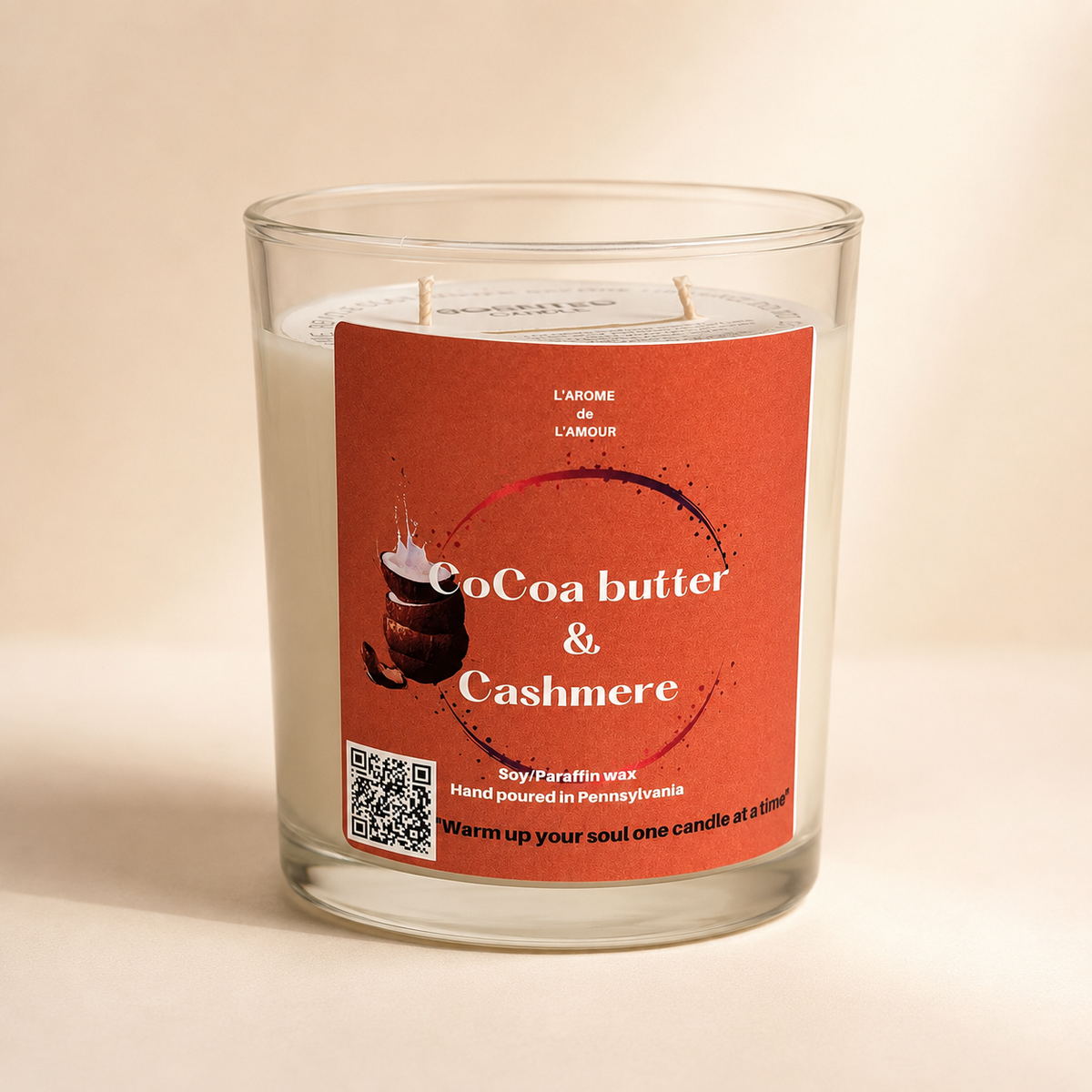 Luxury Cocoa Butter & Cashmere Candle