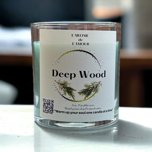 Deep wood candle